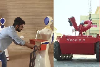 diwali celebration with robots