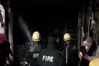 fire in readymade garments shop