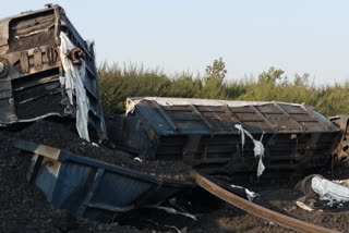 53 coaches of goods train derail due to brake failure in Gaya