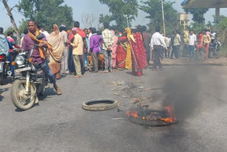 young man died in road accident in Chatra