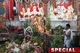 Govardhan Puja with six quintals Annakoot bhog in Siliguri ISKCON Temple