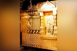 sanctorum of kedarnath dham decorated with gold
