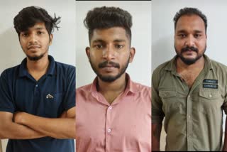 pta arrest  Three youth arrested in Pathanamthitta  ദീപാവലി ആഘോഷത്തിനിടെ മര്‍ദനം  പത്തനംതിട്ട വാര്‍ത്തകള്‍