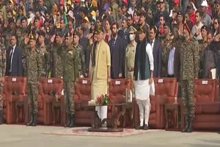 श्रीनगर में आज रक्षा मंत्री राजनाथ सिंह और सेना प्रमुख 'इन्फैंट्री दिवस' कार्यक्रम में शिरकत करेंगे