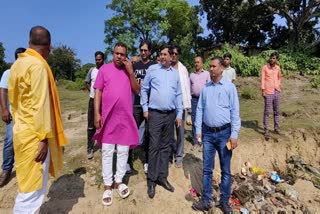 Dhanbad administration inspected Chhath Ghat