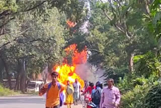 Jharkhand: Massive explosion, fire after gas tanker crashes into bus in Dumka