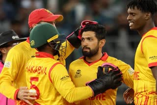 Zimbabwe beat Pakistan in a nail biting match in t20 world cup