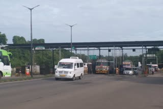 Day and night protest against NITK tollgate