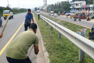 Police removed Fencing