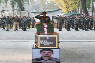 Army pays tribute to Rifleman Kulbhushan