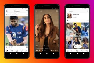 Short form video youtube shorts instagram reels facebook live selfie craze  are new trends on social media . New trends on social media . Social media trends .