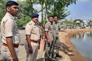 SP inspected Chhath ghat of Pakur