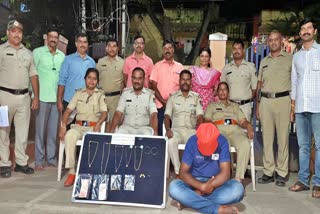 Davangere Police arrested thief with in six hours