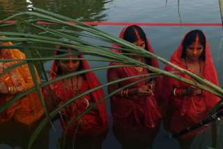 Arghya at Argora Chhath Ghat