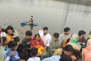 First Arghya on Chhath Puja