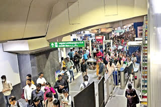 Hyderabad metro train