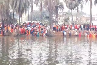 chhat puja observed in jharsuguda