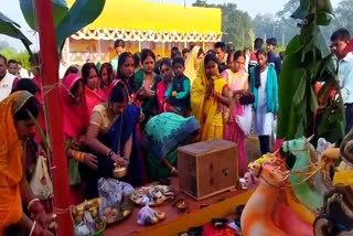 chhat puja observed in rairangpur