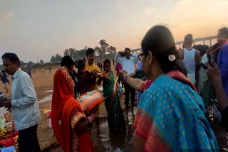 Chhath Puja Celebrated in Godda