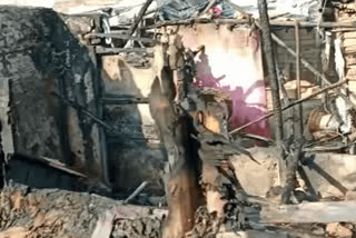 जमुई में आगजनी की घटना