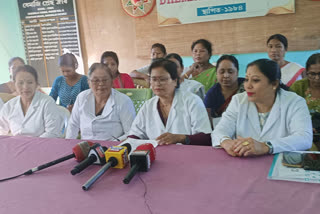 ANM nurse press meet at Dhemaji press club