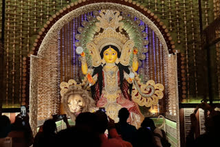 50 Years of Daibakpara Jagadhatri Puja in Chandannagar Theme is Udyapan