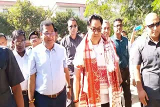 Kiren Rijiju visits Nagaon medical college