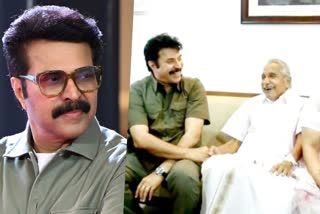 Mammootty birthday wishes to Oommen Chandy  മമ്മൂട്ടി  Mammootty birthday wishes  Oommen Chandy  Mammootty  ഉമ്മന്‍ ചാണ്ടിക്ക് പിറന്നാള്‍ ആശംസകള്‍  പിറന്നാള്‍ ആശംസകള്‍ നേര്‍ന്ന് മമ്മൂട്ടി  ഉമ്മന്‍ ചാണ്ടിയെ സന്ദര്‍ശിച്ച് മമ്മൂട്ടി  ഉമ്മന്‍ ചാണ്ടി  Mammootty visits Oommen Chandy  മമ്മൂട്ടി ഉമ്മന്‍ ചാണ്ടിയുടെ വീട്ടിലെത്തി  Mammootty meet Oommen Chandy  Oommen Chandy birthday celebrations