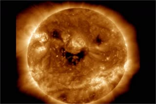 NASA released picture of smiling sun may be a sign of trouble