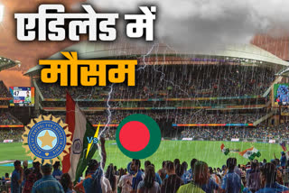 Adelaide weather Report forecast for India vs Bangladesh Match on 2 November T20 World Cup