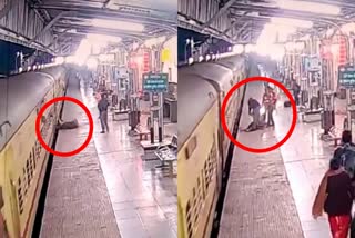 Narmadapuram railway constable landed women safely