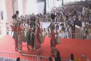 Dancers from Andhra Pradesh performed