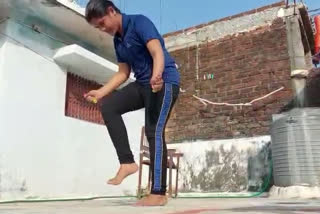 jabalpur girl made world record in rope skipping