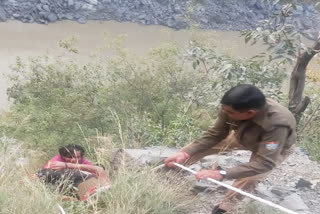 Youth Fall into Ditch in Devprayag