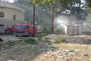 Fire in Gaurela Pendra Marwahi District Hospital