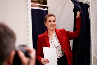 Denmark PM Frederiksen after election win