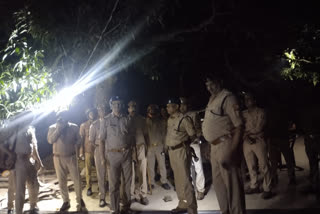 Cops deputed at Kathauli village in Gonda district
