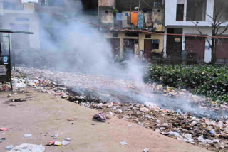 Pollution countinue increased Faridabad