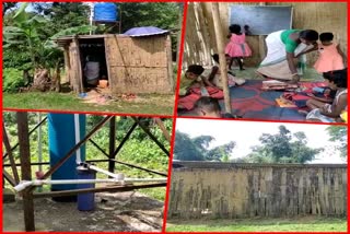 DILAPIDATED ANGANWADI CENTRE AT TITABAR