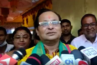 BJP MLA Asim Kumar Sarkar celebrates Jagadhatri Puja 2022 at Suvendu Adhikari House