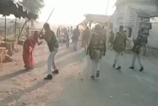 Cruelty with Protesters in Kota Sheopur Road