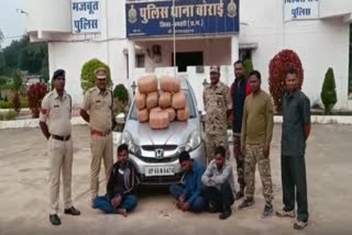 Ganja smuggling in Dhamtari