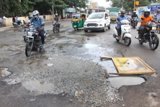 Bengaluru pothole menace