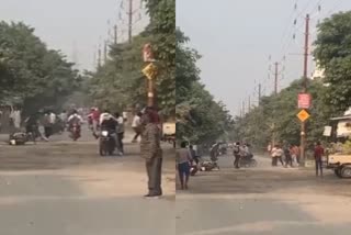 student fight in Meerut