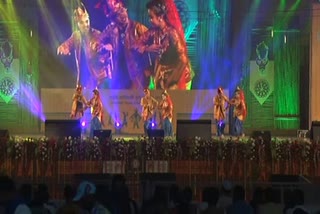 Indonesia dance in tribal dance festival