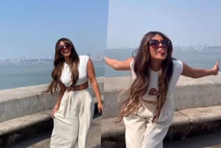 Priyanka in Marine Drive