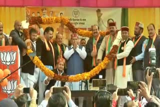 JP Nadda election campaign rally in Himachal