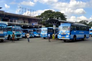 kodungallur  thrissur  Private bus strike  Private bus strike at kodungallur thrissur  തൃശ്ശൂര്‍  തൃശൂര്‍  തൃശൂര്‍ കൊടുങ്ങല്ലൂര്‍  കൊടുങ്ങല്ലൂര്‍  thrissur local news  latest thrissur news