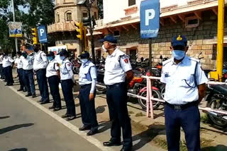 traffic police made special arrangement for traffic operation