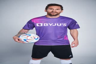 Byjus names Lionel Messi as the brand ambassador  Lionel Messi  BYJUS Education For All  messi brand ambassador of BYJUs  Lionel Messi as BJYUs brand ambassador  byjus brand ambassador 2022  lionel messi as edtech brand ambassador  lionel messi news  byjus news  बायजू ने मेसी को ब्रांड एंबेसडर के रूप में नामित  लियोनेल मेसी  बायजू के मेस्सी ब्रांड एंबेसडर  लियोनेल मेस्सी बायजू के ब्रांड एंबेसडर के रूप में  बायजू ब्रांड एंबेसडर 2022  एडटेक ब्रांड एंबेसडर के रूप में लियोनेल मेस्सी  लियोनेल मेस्सी समाचार  बायजू न्यूज